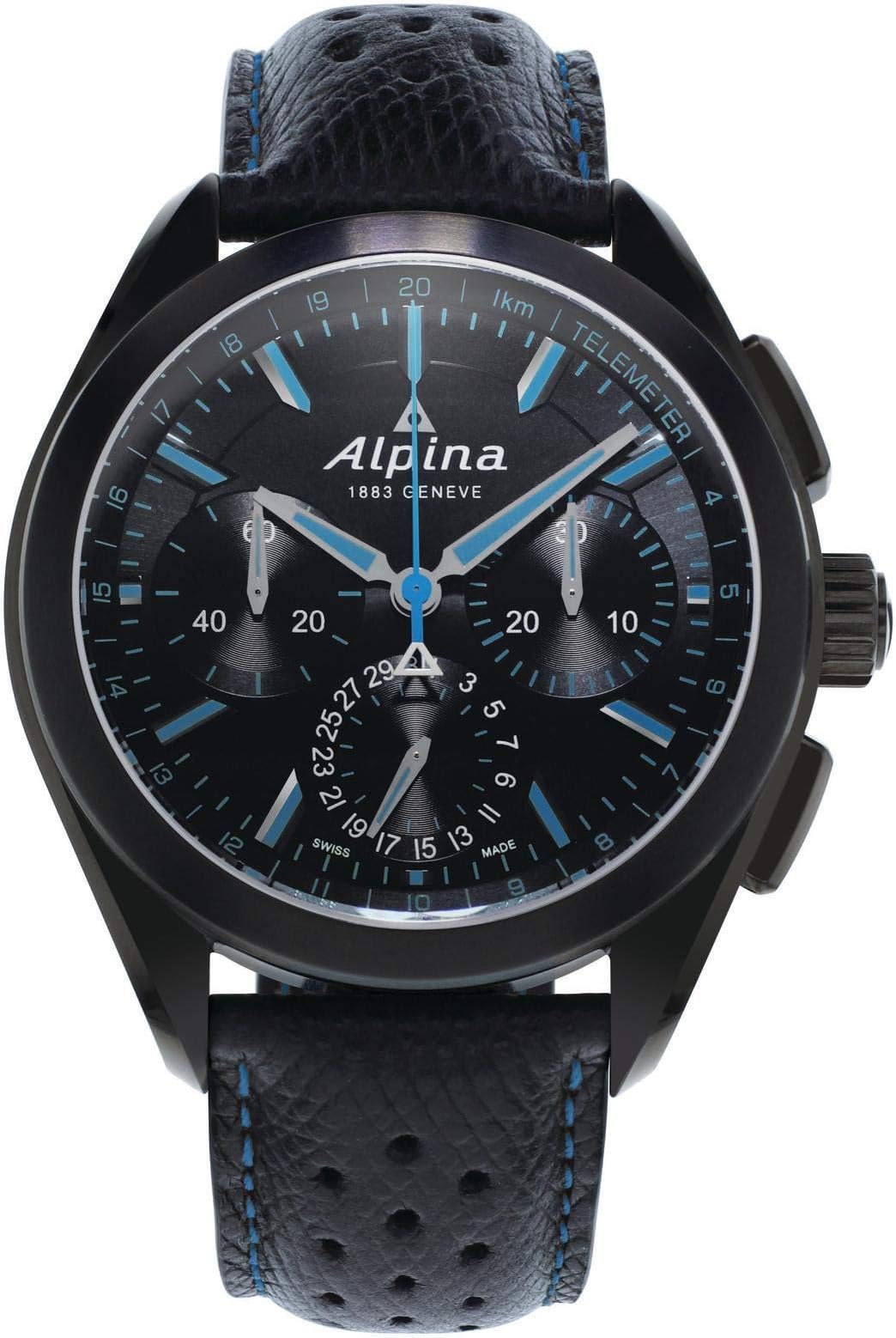 Alpina Geneve Alpiner 4 Flyback Chronograph AL-760BN5FBAQ6 Automatic Mens Chronograph Manufactury calibre