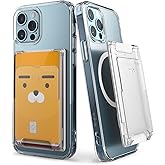Ringke Magnetic Slot Card Holder [Compatible with MagSafe Wallet] Business ID Credit Card Wallet for Back of Phone Case
