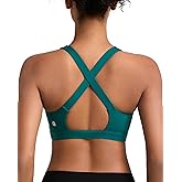 RUNNING GIRL Sports Bras for Women, Molded Cup High Impact Sports Bra Workout Bras for Women High Support Racerback