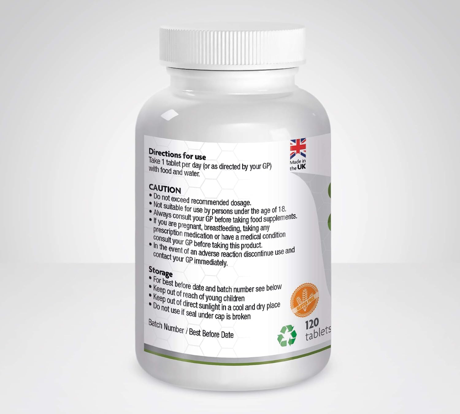 Ginkgo Biloba and Siberian Ginseng, Standardised Ginkgo 6000mg and Ginseng 600mg 120 Vegan Tablets Made in UK Futurevits 4 Month Supply - Image 4