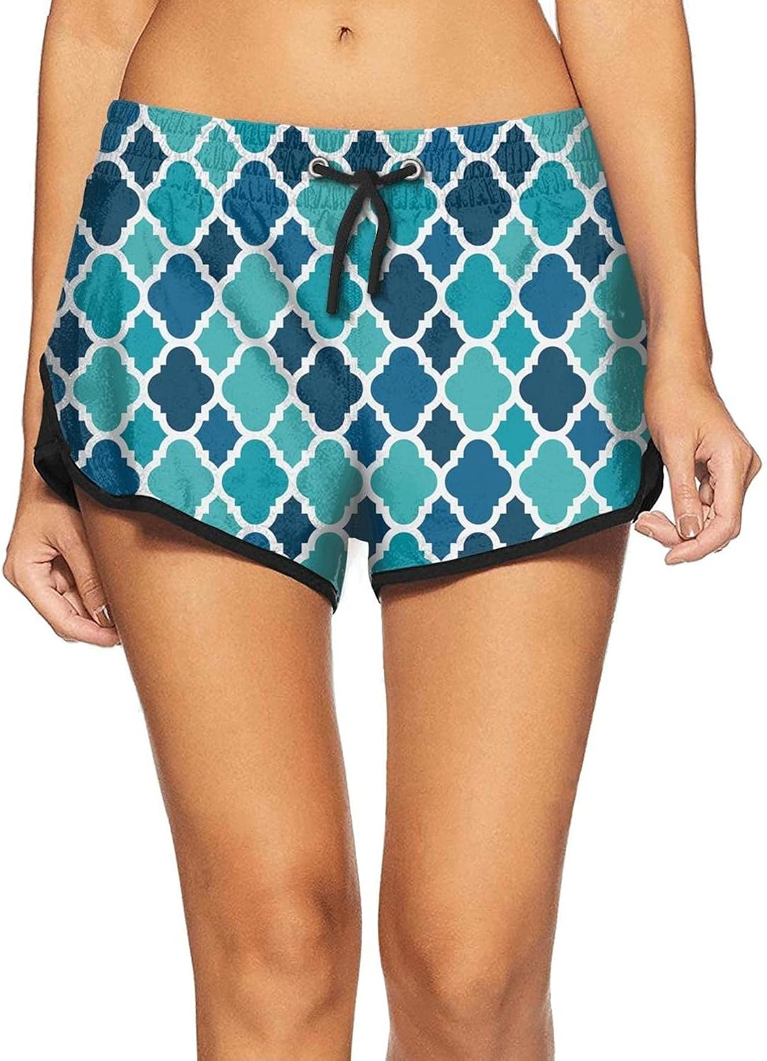 Women's Quick Drying Comfortable Drawstring Sandy Beach Shorts Keeps U