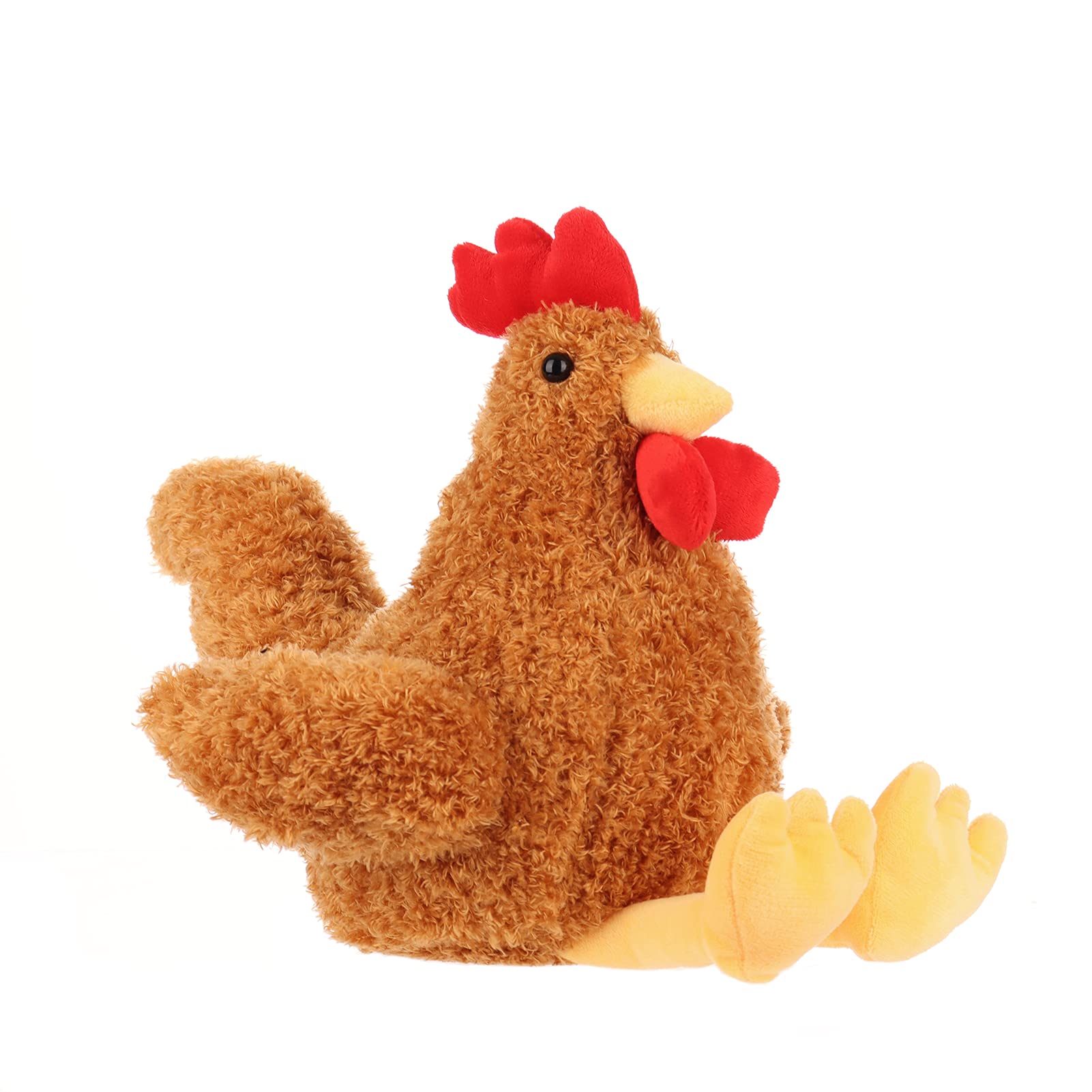 Apricot Lamb Toys Plush ginger rooster Stuffed Animal Soft Cuddly Perfect for Child (ginger rooster, 10 Inches)