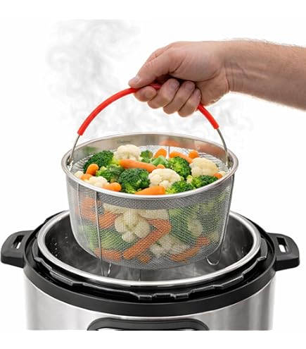 3 Quart Stapelbare Stoompan Inzetpannen - Accessoires voor Instant Pot Mini Verwisselbare Deksels - Bakken, Ovenschotels, Lasagnepannen, Voedselstomer in Snelkookpan