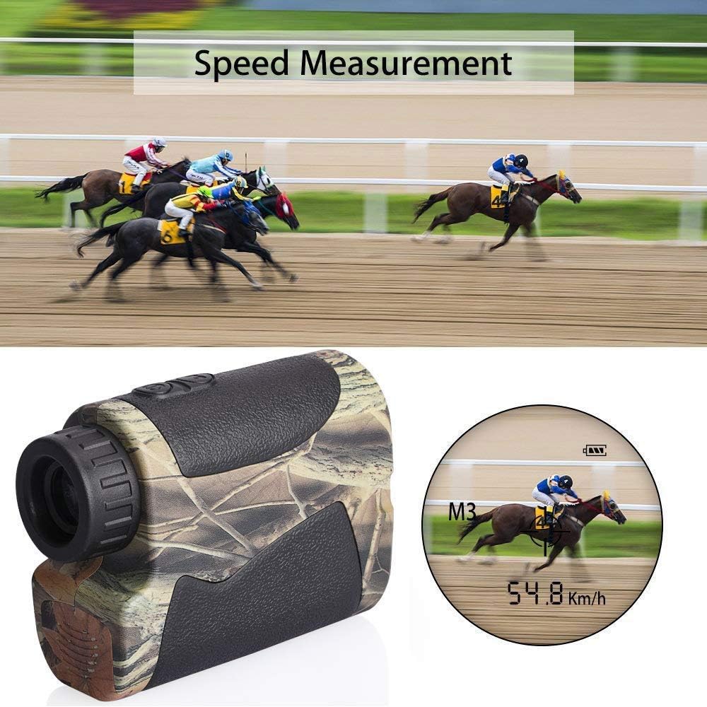 Wosports Hunting Range Finder, 700 Yards Archery Laser Rangefinder for Bow Hunting with Flagpole Lock - Ranging - Speed and Scan : Sports & Outdoors