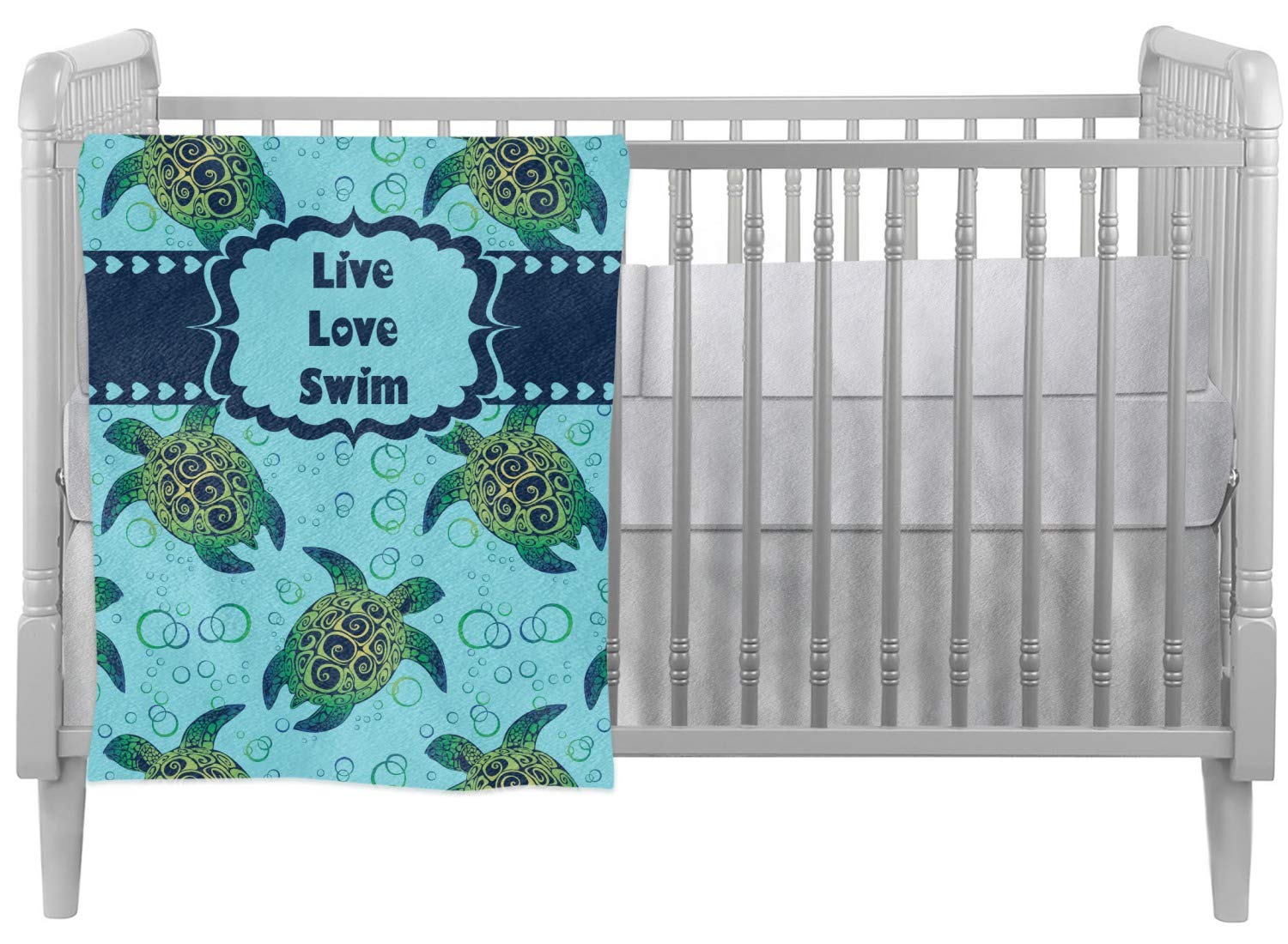 sea turtle crib bedding
