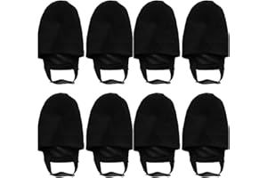 Kisangel Bowling Shoe Sliders Non-Slip Shoe Covers with Elastic Band for Men Women Bowling Mat for Sports Supplies and Slidin