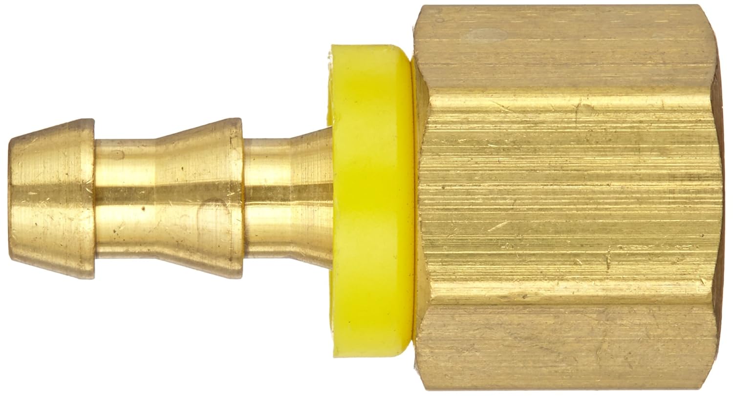 1/2 Barb x 3/4 Female Pipe Connector Anderson Metals Brass PushOn Hose