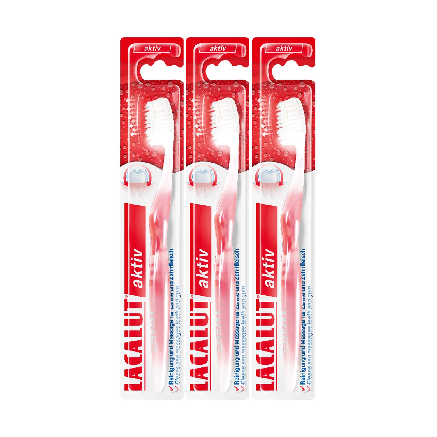 Lacalut Aktiv Toothbrush Pack of 3