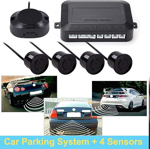 MotorMinds Einparkhilfe - Rückfahrradar Mit Piepton-Warnung Für Mehr Sicherheit Beim Einparken