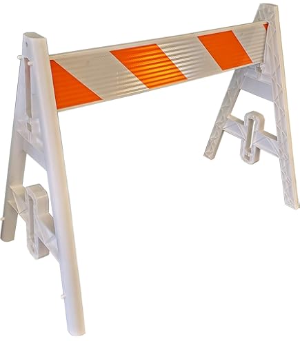 Variable Barricade 海外輸入版 White Cap | TrafFix Urbanite 57000 Series 72 x 3 x 38