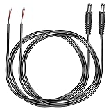 MECCANIXITY 2pcs DC Power Pigtails Cable, 5.5mm x
