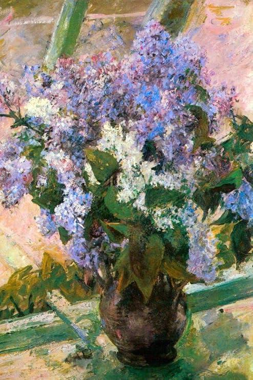 Amazon Com Poster Foundry Mary Cassatt Lilacs In A Window Stretched Canvas Wall Art 16x24 Inch Posters Prints