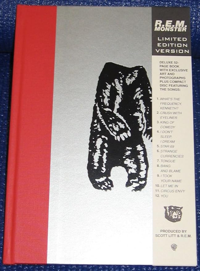 REM Monster CD in 52 Page Hard Cover Book LIMITED EDITION Mint SEALED