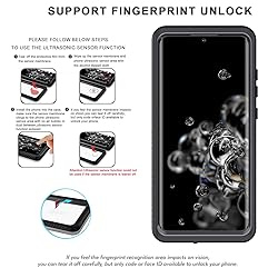 Lanhiem for Samsung Galaxy S20 Ultra Case, IP68