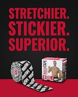 RockTape Unisex RockTape 3 Extra Sticky H2O Black Logo Tape 5cm Wide UK view 7