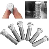 AKWDSL 6PCS Trailer Wheel Studs 1/2-20 UNF,12.9 Grade Wheel Lug Studs | 40cr Steel Studs, 2.11in Length, Fits 2000-7000lb Trailer Axles, Vibration Resistant for Trailer Wheel Replacement