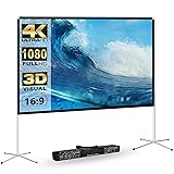 Projector Screen Outdoor Portable Movie: 120 inch