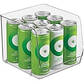 iDesign Open-Front Storage Bin - All-Purpose Bin for Kitchen, Bathroom, or Office - Clear - Made in USA