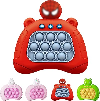 ATBEAMEN Light Up Pop It Game Red Spider Quick Push Fidget Poppet Toy
