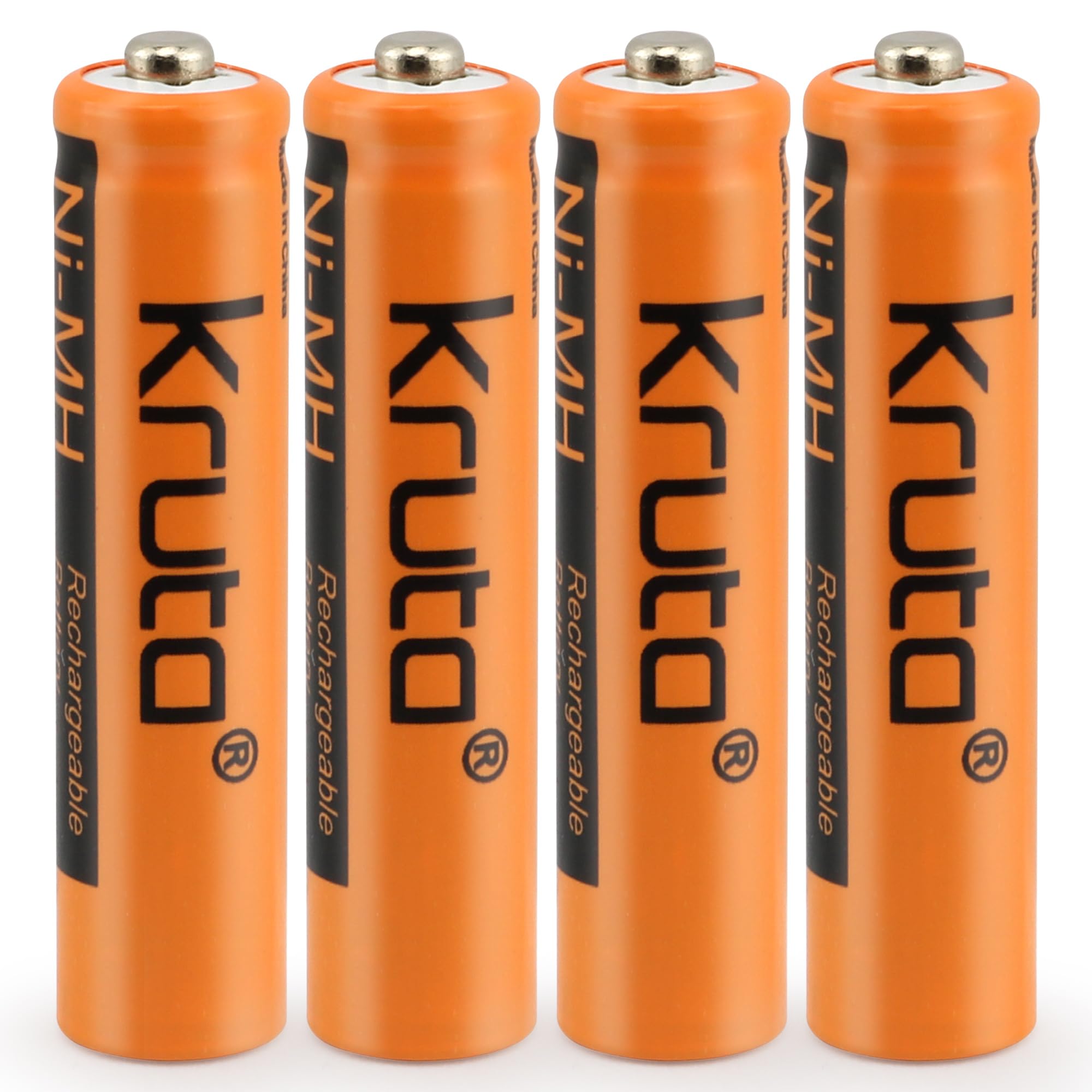 Photo 1 of Kruta NI-MH AAA Rechargeable Battery 1.2V 700mah hhr-55aaabu AAA Batteries for Panasonic Cordless Phones, Remote Controls, Electronics, Solar Lights (Pack 4)