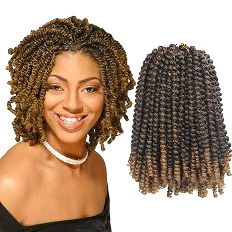 1b 27 Eerya Afro Spring Twist Crochet Braids 3 Pack Bomb Twist