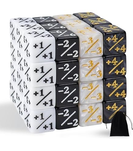 Amazon.com: 8X Planeswalker 1-6 & 7-12 Loyalty Dice for Magic: The