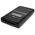 Coby Portable Cassette Tape Player and Tape Cassette Recorder with Built-in Microphone, Built-in Handle, and One-Touch Recording with Automatic Stop (Standard)