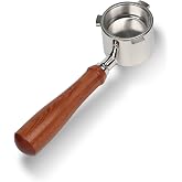 51mm Bottomless Portafilter Only For DeLonghi La Specialista 9 Series | Fits EC9155/9335/9355/9665/EC9335 and DeLonghi Dedica Maestro EC900/EC950 | Filter Basket 0.3mm Pores | Wooden Handle