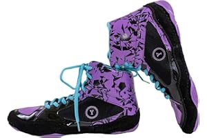 Yes! Athletics - Beast Wrestling Shoes Women Sizes, Lightweight and Breathable Boxing Shoes for Women, Microfiber Suede Leopard Printed Weightlifting Shoes with Hook and Loop Strap