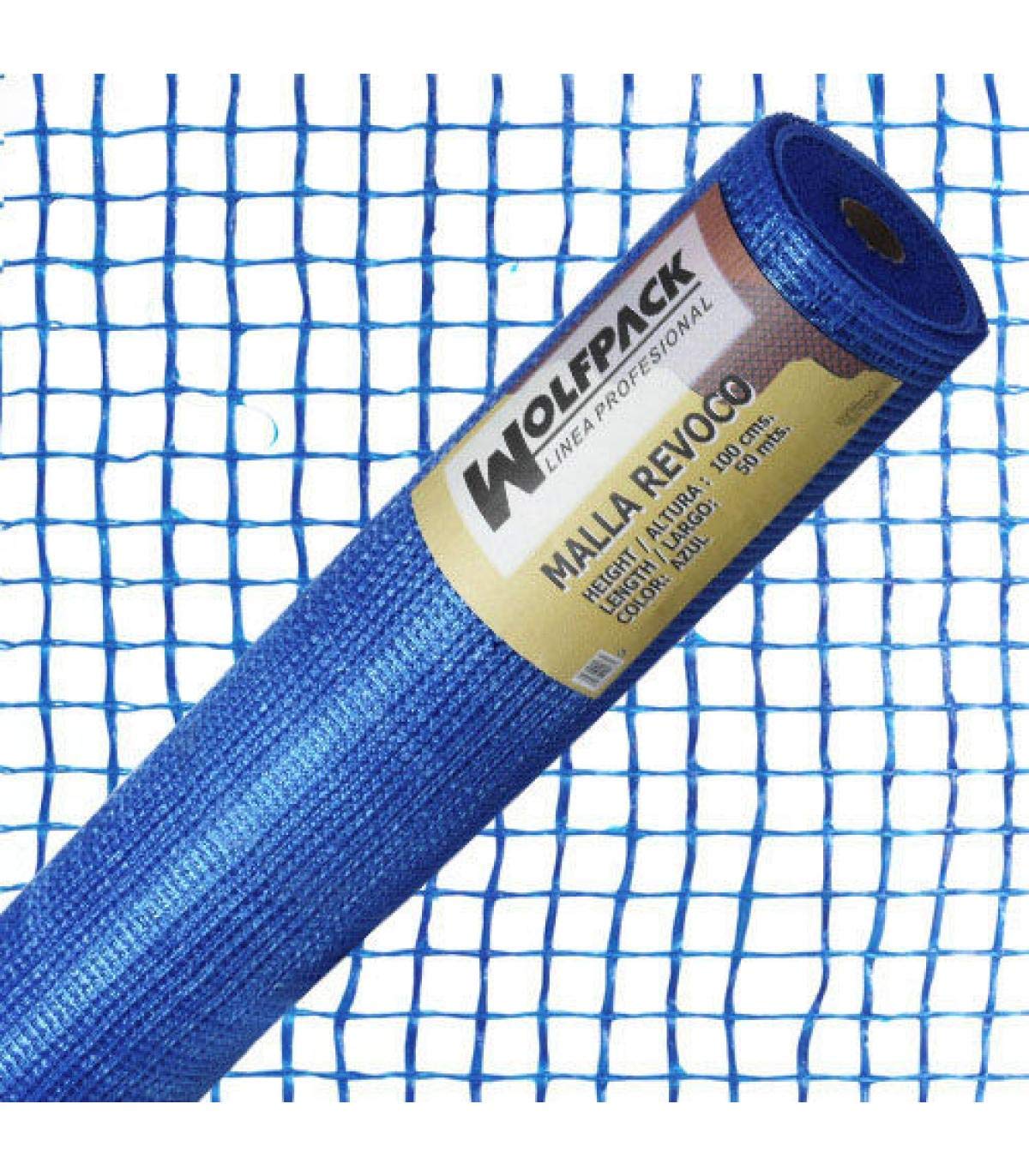 Wolfpack 1202100 Plastering Mesh Blue Roll 50 x 1 m 10 x 10 mm