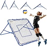 Volleyball Lacrosse Rebound Net Pro, WINTHAI Lacrosse Rebounder for Backyard, 7x4FT/6x4FT/4x4FT Bounce Back Net with Target Strike Zone, Easy Quick Setup, Volleyball Baseball Softball Soccer Training