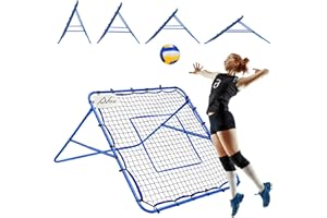 Volleyball Lacrosse Rebound Net Pro, WINTHAI Lacrosse Rebounder for Backyard, 7x4FT/6x4FT/4x4FT Bounce Back Net with Target Strike Zone, Easy Quick Setup, Volleyball Baseball Softball Soccer Training