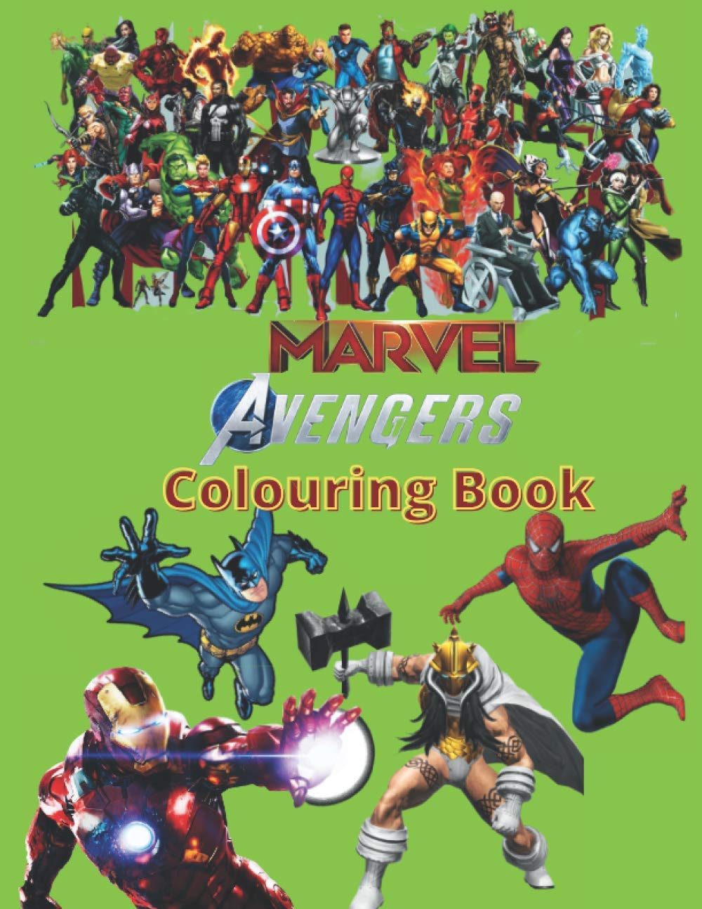 Marvel Avengers Colouring Book Coloring Book For Children And Adults This Book Contains More Than 50 Different Images Of The Superhero With Amazing Quality Mandy 9798566055855 Amazon Com Books