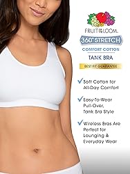 Fruit of the Loom Women's Built Up Tank Style