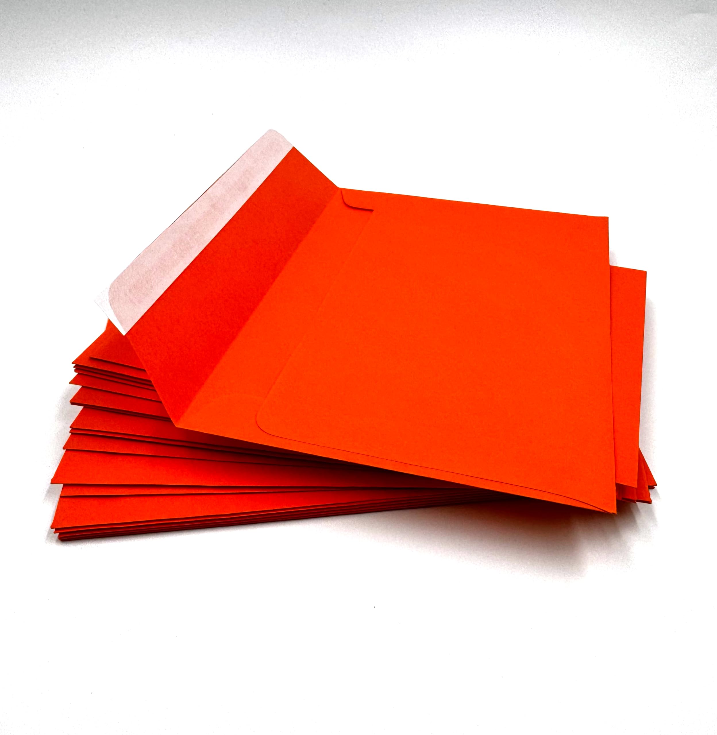 100 Envelopes, Orange, Elco, C6 = 162 x 114 mm with Peel-Off Strips, 100 g/m²