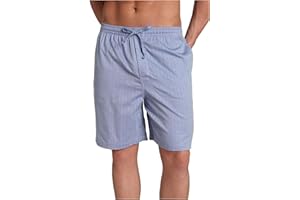 Nautica Men's Soft Woven 100% Cotton Elastic Waistband Sleep Pajama Short
