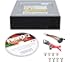 Pioneer BDR-209DBK-KIT 16X Blu-ray Writer Drive + Nero 12 Essentials Burning Software + Sata Cable Kit