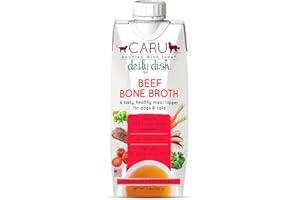 CARU Daily Dish Beef Broth Meal Topper for Dogs and Cats - 1.1 lbs.