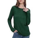 GAYHAY Long Sleeve Shirts for Women - Fall Winter Clothes Crew Neck Casual Tops Loose Fit Tees Fashion Outfits 2025