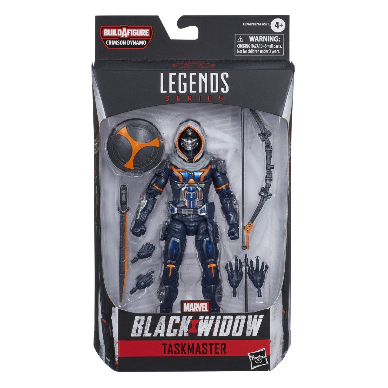 Hasbro Marvel Black Widow Legends Series 15 cm Collectible Taskmaster Action Figure Toy, Premium Design, 5 Accessories, Ages 4 And Up