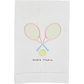 Mud Pie Double Trouble Tennis Towel; 21" x 14"