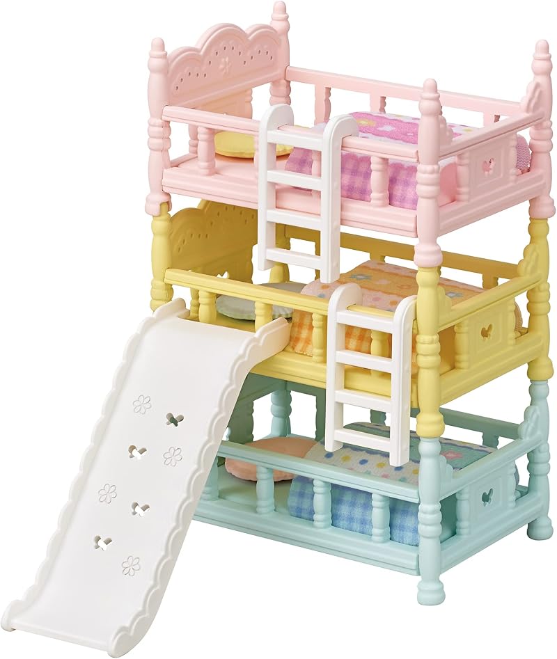 Sylvanian Families 5741 Triple Bunk Beds Dollhouse Playset