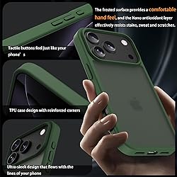 EUMADOVE for iPhone 17 pro max Case Translucent