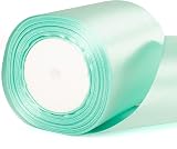 ZSYIULIA Teal Satin Ribbon 22m 10cm Wide Premium Florist Gift Craft