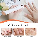 TOUCHBeauty 5 in 1 Nail Drill Kit with UV Dryer Gold Battery Powered view 5