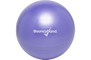 BOUNCY BANDS Bouncyband Balance Ball – Create Flexible Seating to Improve Focus at School, Office, or Home with This No-Roll Weighted Ball