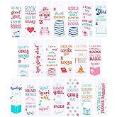 YJ Premiums Bookmarks for Women 20PC Set Aesthetic, Vibrant, Witty, and Colorful Page Markers for Book Lovers, Readers, and Bibliophiles Unique and Eye Catching Designs for Book Clubs Gifts (Funny)