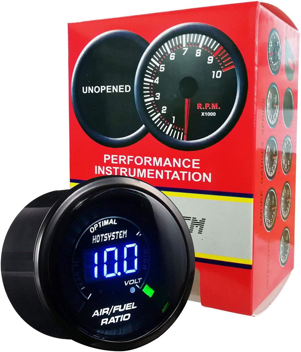 HOTSYSTEM Universal Electronic Air/Fuel Ratio Monitor Meter