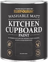 Rust-Oleum Off White Kitchen Cupboard Paint Matt Steamed Milk 750ml view 7