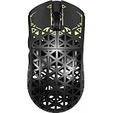 ATTACK SHARK R5Ultra 8K Carbon Fiber Wireless Gaming Mouse, Black | 42K DPI,PAW3950 MAX Sensor,39g Ultra-Lightweight,Nordic 52840 MCU Chip,Wired/BT/2.4GHz Wireless Programmable Mice for PC/Mac
